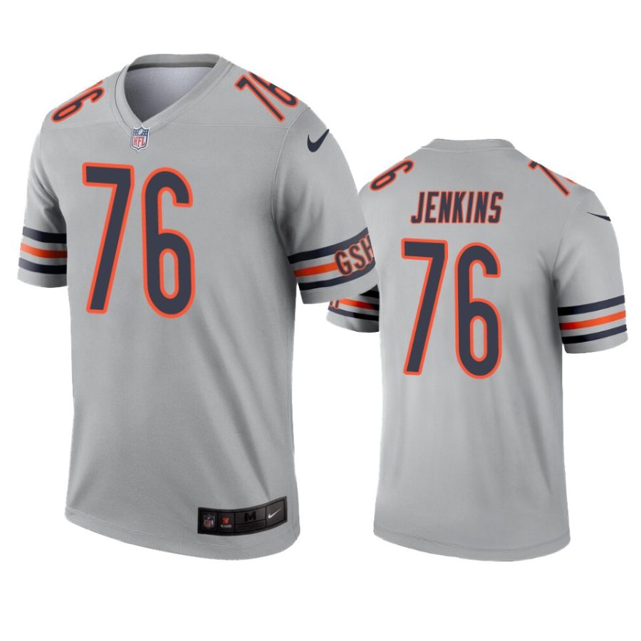 teven jenkins bears silver inverted legend jersey