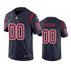 texans 00 custom navy color rush limited jersey