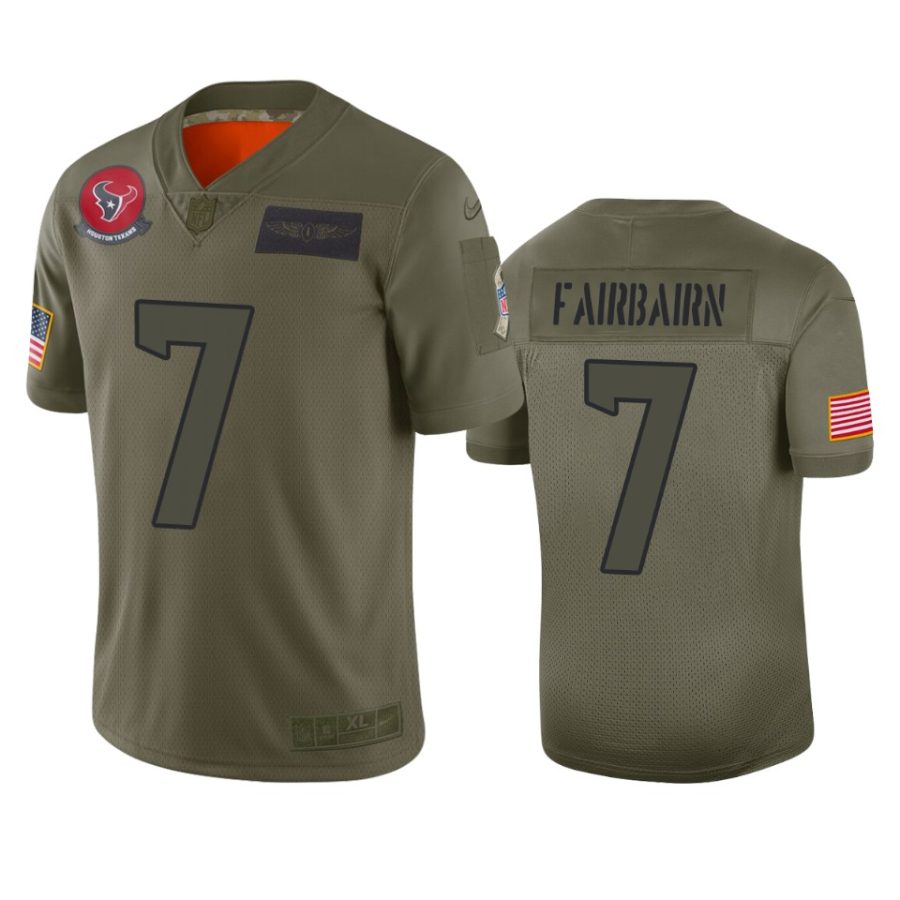 texans kaimi fairbairn camo limited 2019 salute to service jersey