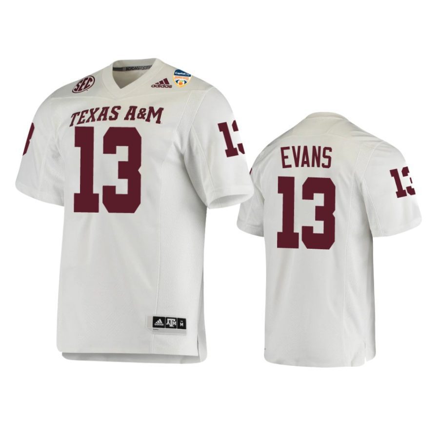 texas am aggies mike evans white 2021 orange bowl jersey