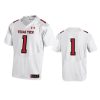 texas tech red raiders 1 white premier jersey