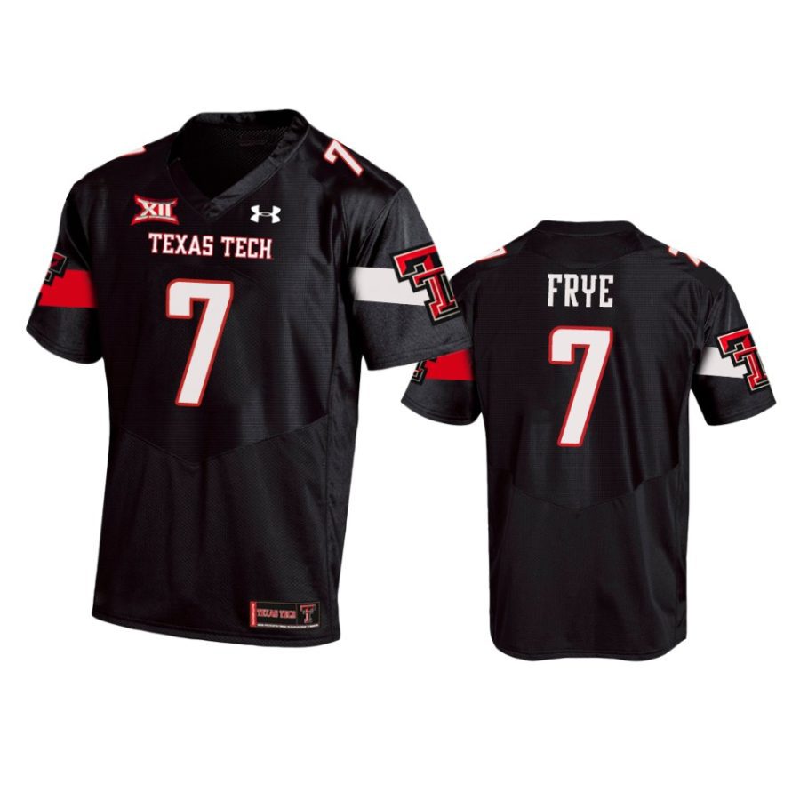 texas tech red raiders adrian frye black 2020 replica jersey