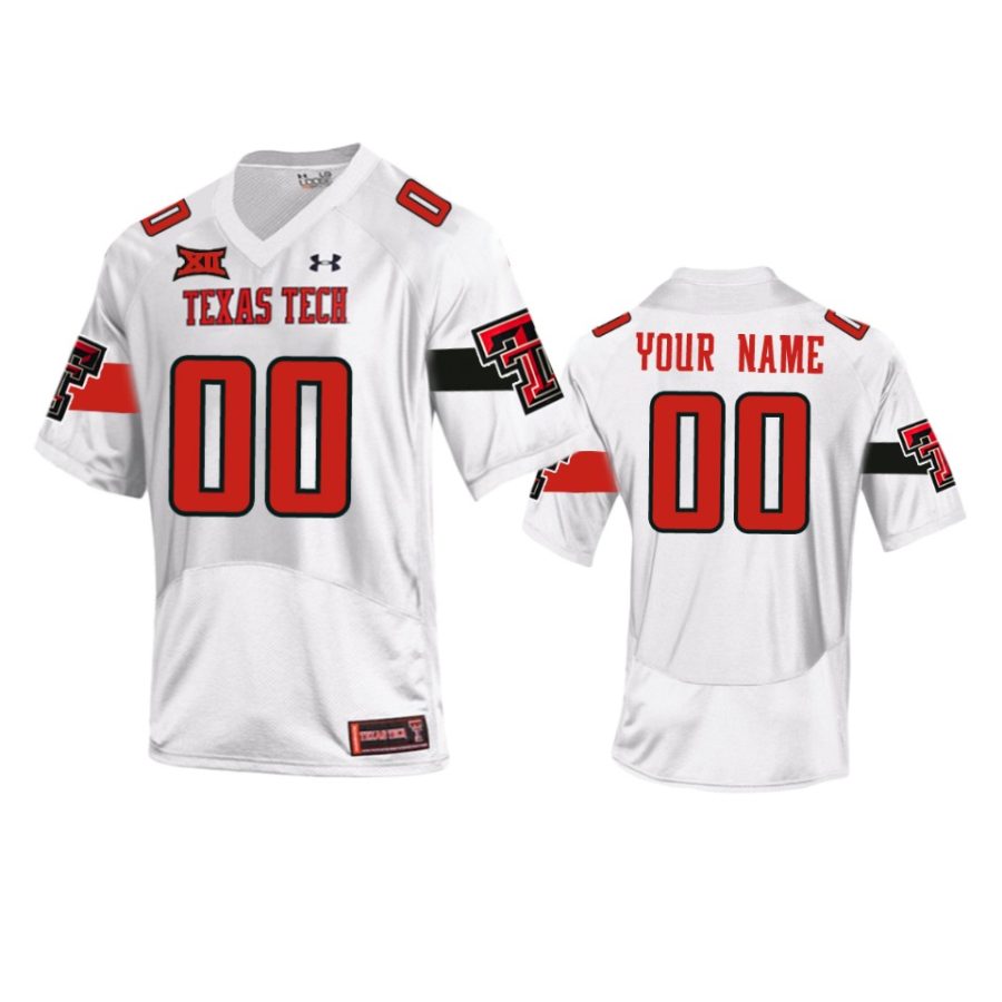 texas tech red raiders custom white 2020 replica jersey