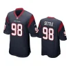 tim settle texans navy game jersey