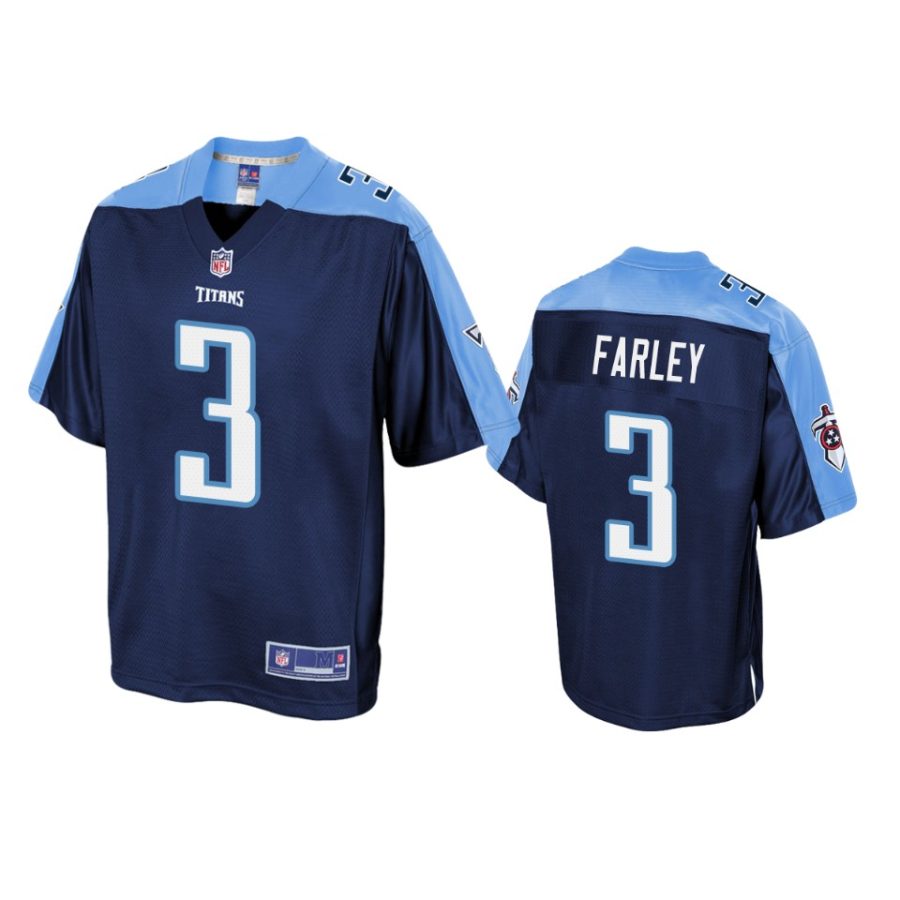 titans caleb farley navy pro line jersey