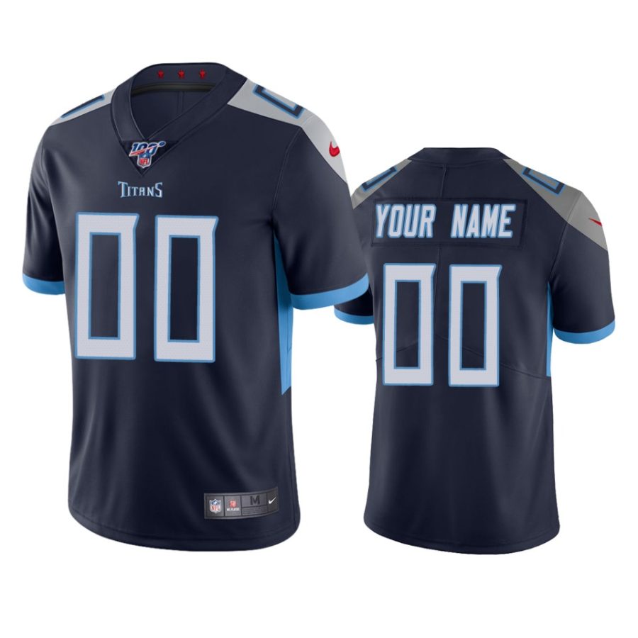 titans custom navy limited 100th season jersey