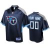 titans custom pro line navy icon jersey