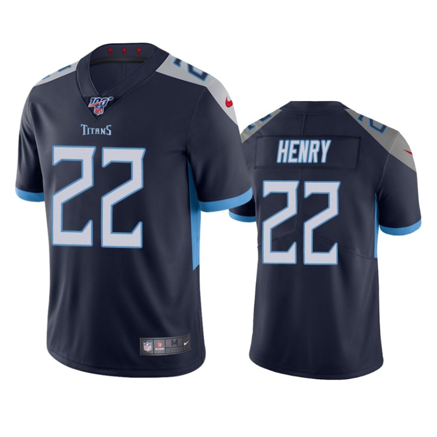 titans derrick henry navy limited 100th season jersey