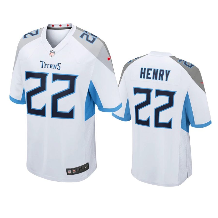 titans derrick henry white game jersey