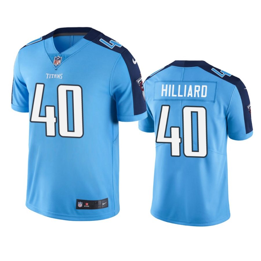 titans dontrell hilliard light blue vapor jersey