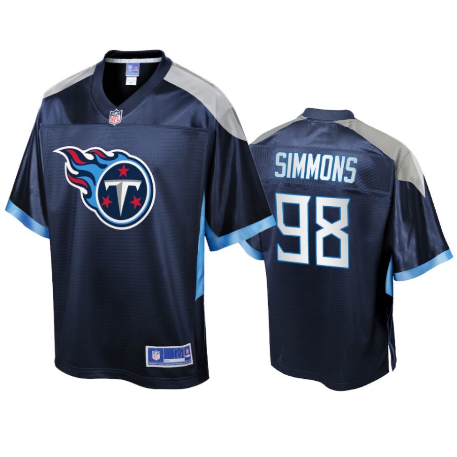 titans jeffery simmons pro line navy icon jersey