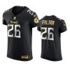 titans kristian fulton black golden edition vapor elite jersey