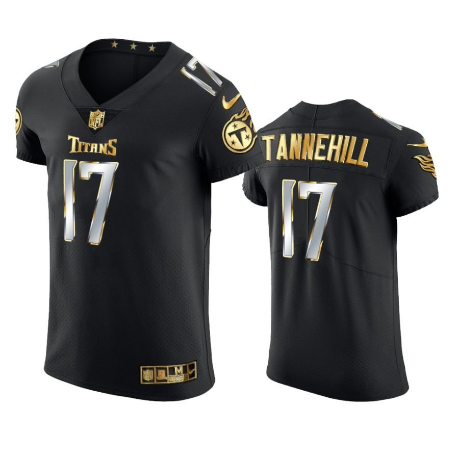 titans ryan tannehill black golden edition vapor elite jersey