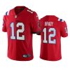 tom brady buccaneers red split vapor limited jersey