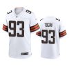 tommy togiai browns white game jersey