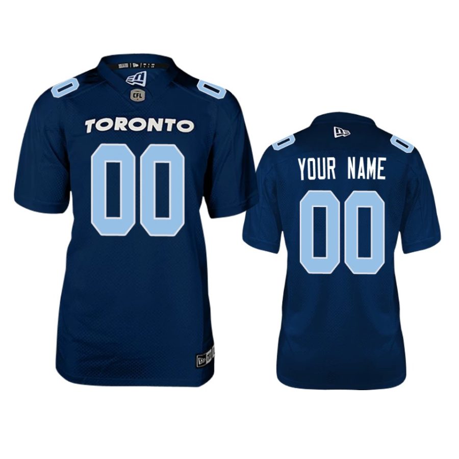 toronto argonauts custom navy replica home jersey