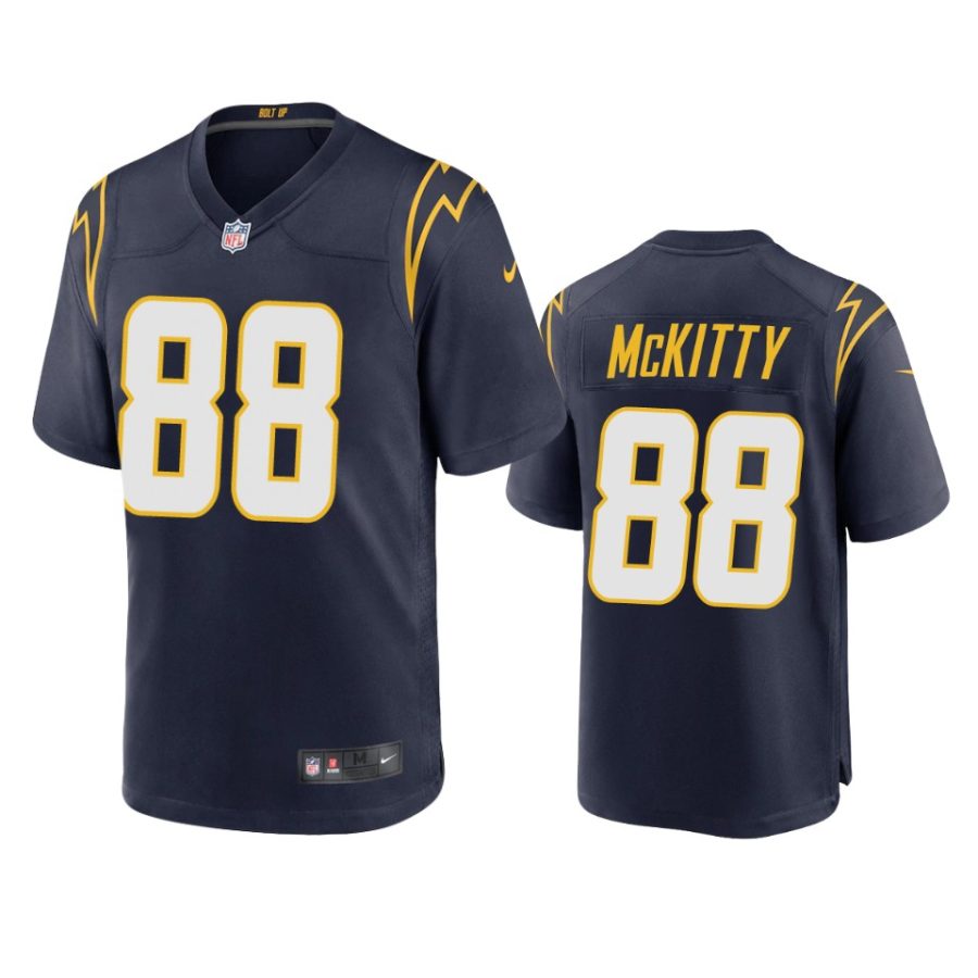 tre mckitty chargers navy alternate game jersey