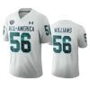 tre williams white 2020 all america football game jersey