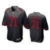 trent williams 49ers black game jersey