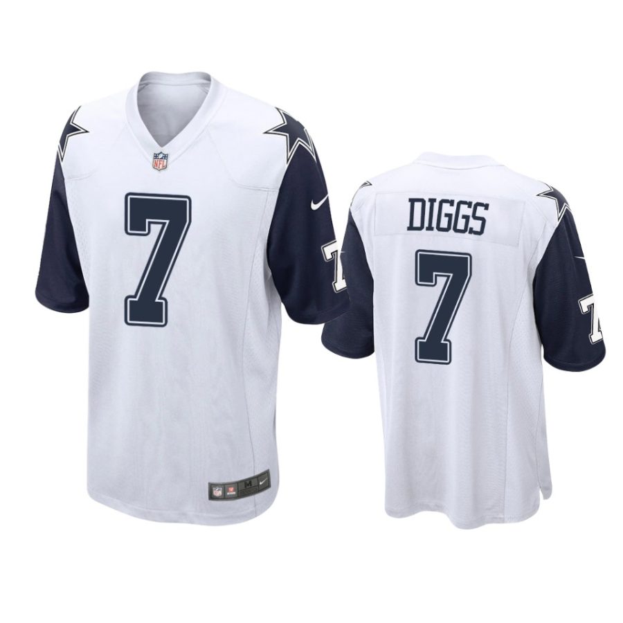 trevon diggs cowboys white alternate game jersey 0a