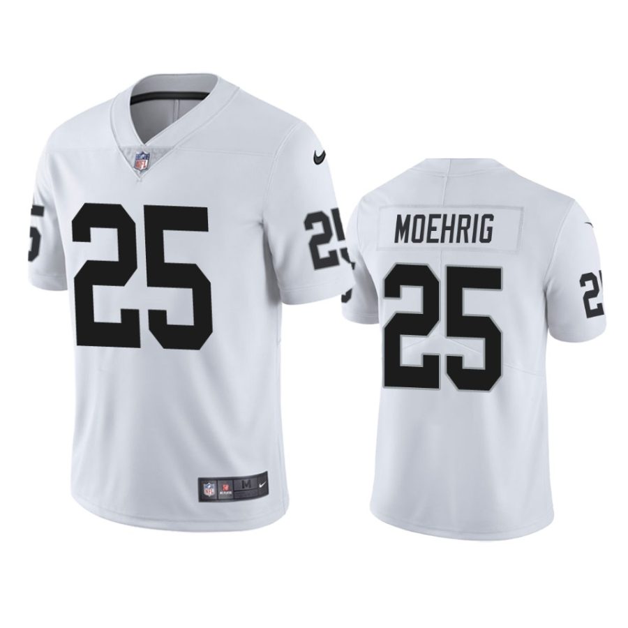 trevon moehrig raiders white vapor jersey