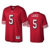 trey lance 49ers scarlet throwback legacy replica jersey