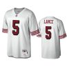 trey lance 49ers white legacy replica throwback jersey