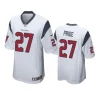 troy pride texans white game jersey