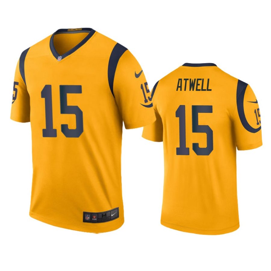 tutu atwell color rush legend rams gold jersey