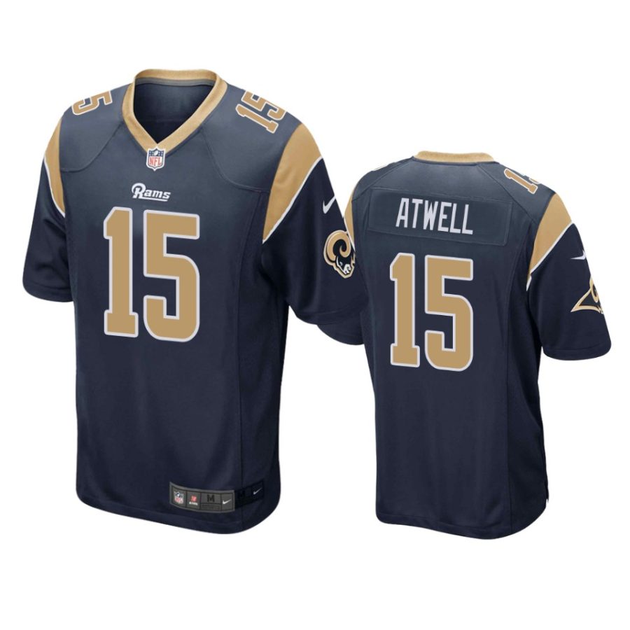 tutu atwell rams navy game jersey 0a