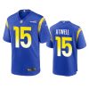 tutu atwell rams royal game jersey 2a