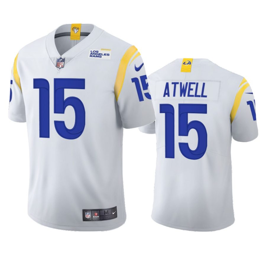 tutu atwell rams white 2021 vapor limited jersey