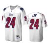 ty law patriots white legacy replica retired player jersey