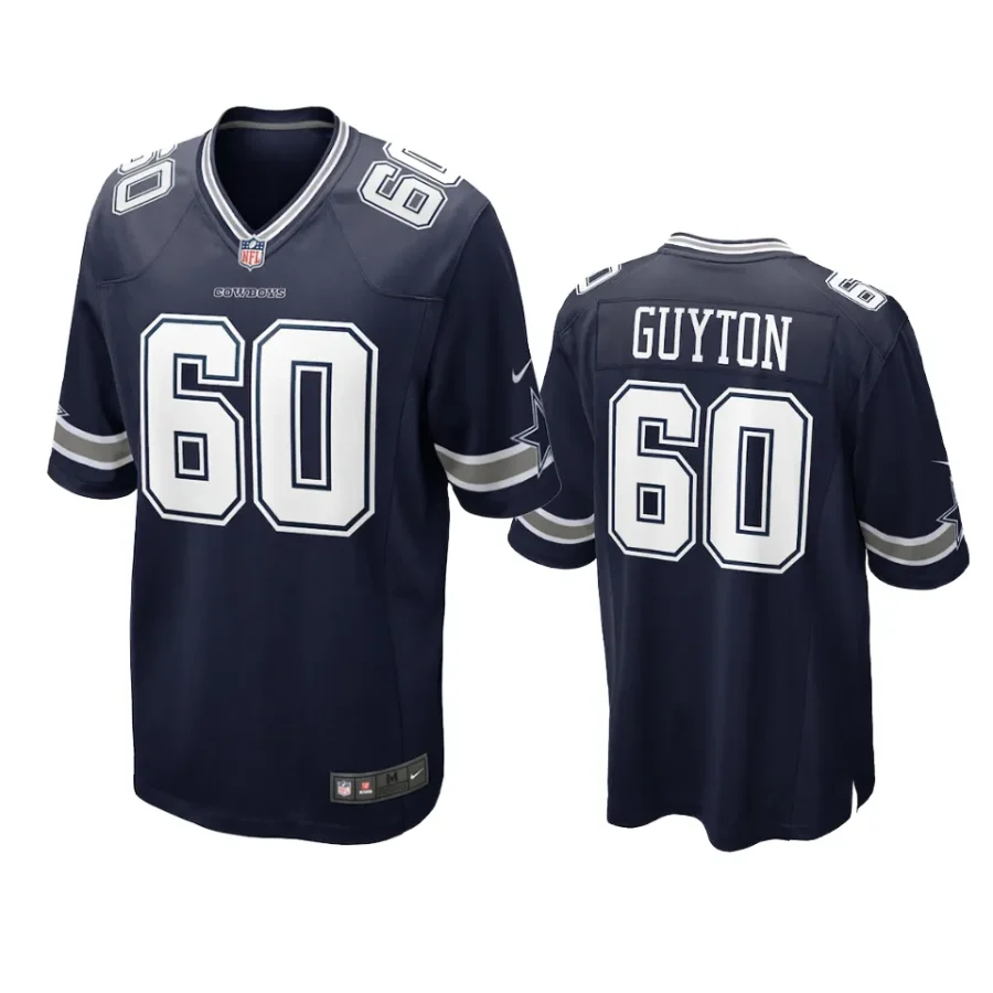 tyler guyton cowboys navy 2024 nfl draft jersey