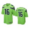 tyler lockett seahawks neon green game jersey