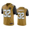 tyson campbell jaguars color rush limited gold jersey