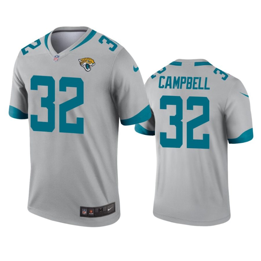 tyson campbell jaguars silver inverted legend jersey