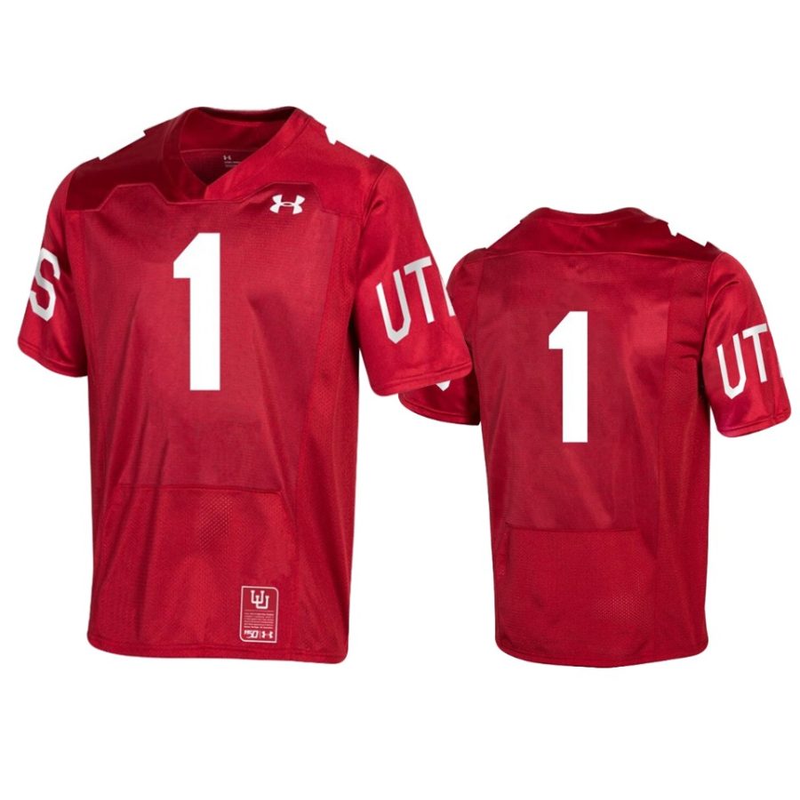 utah utes 1 red special game 150th anniversary jersey