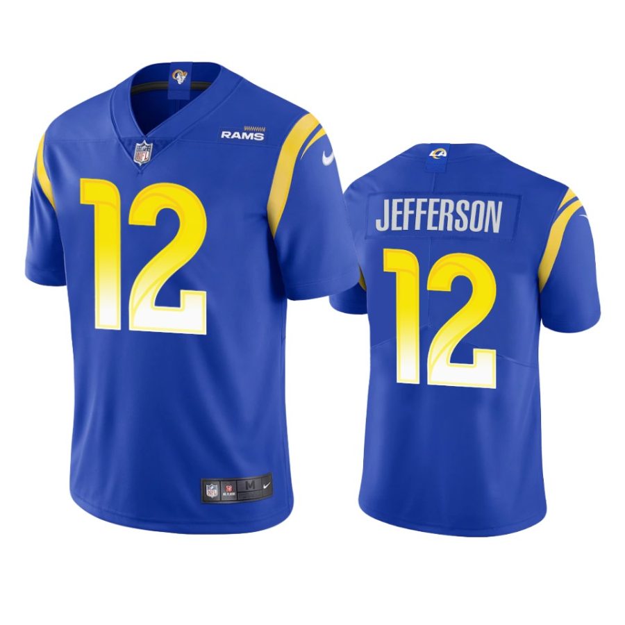 van jefferson rams royal vapor jersey