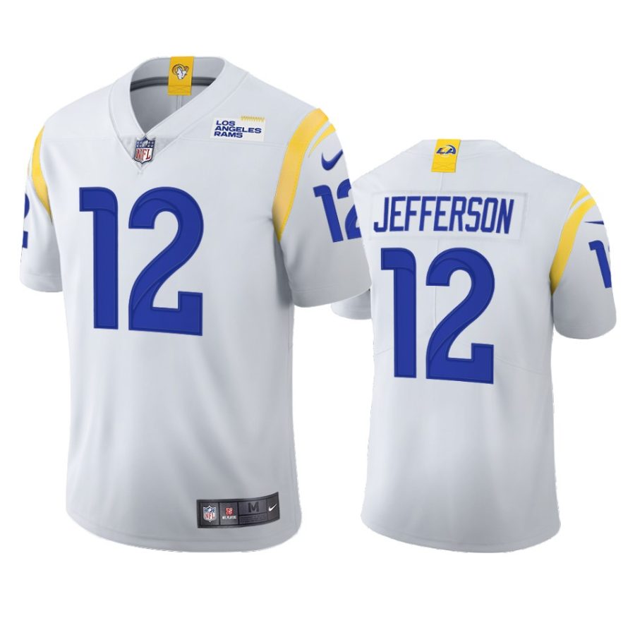 van jefferson rams white 2021 vapor limited jersey