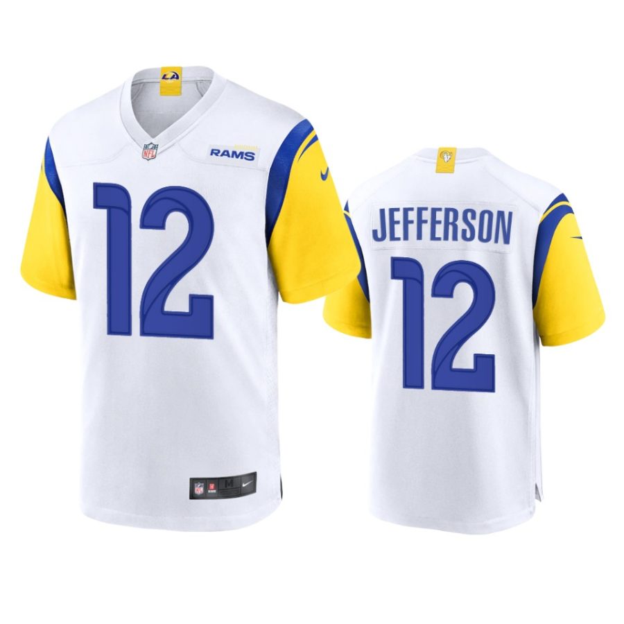 van jefferson rams white alternate game jersey