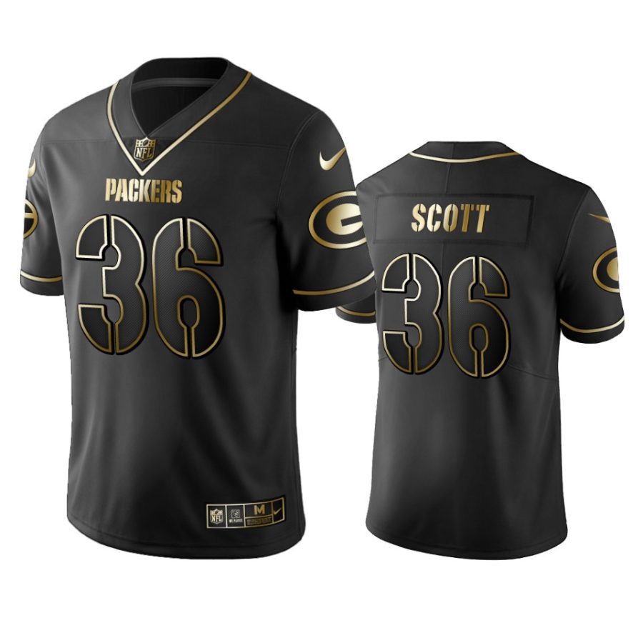 vernon scott packers black golden edition jersey