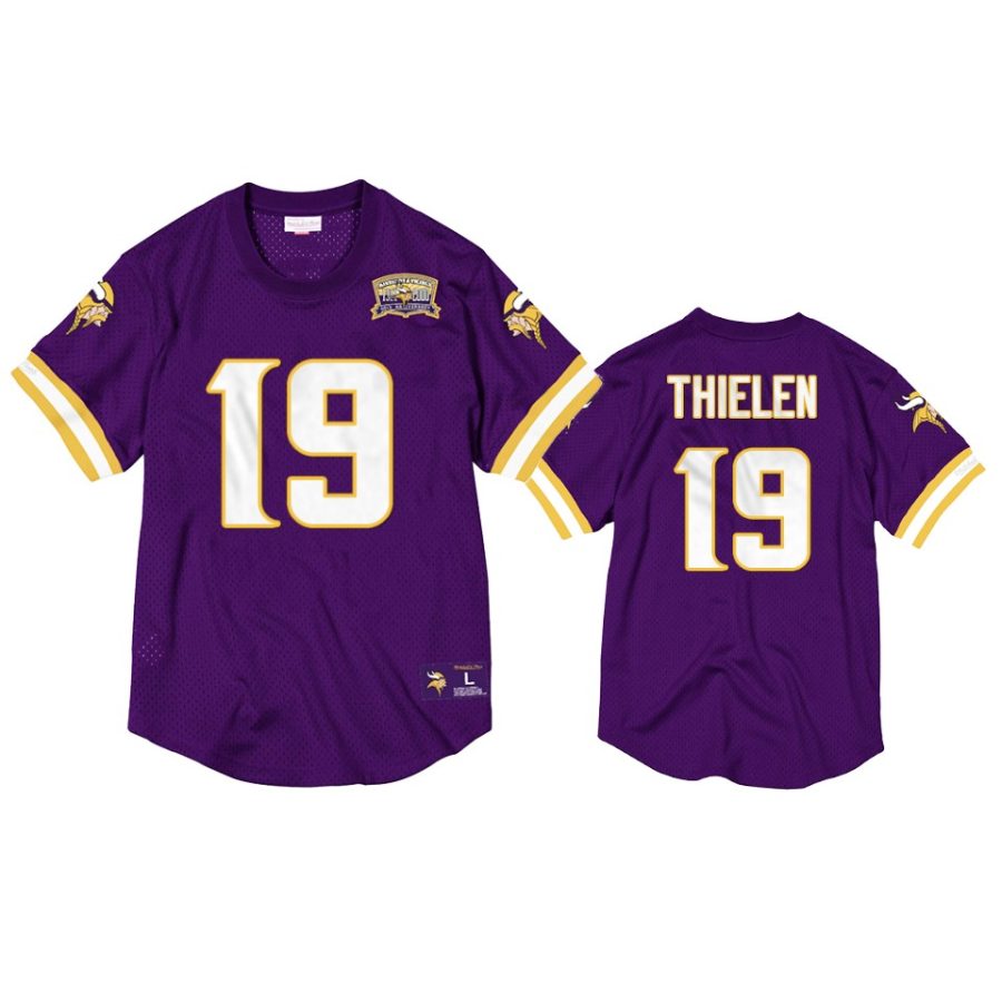 vikings adam thielen purple throwback 40th anniversary jersey 0a