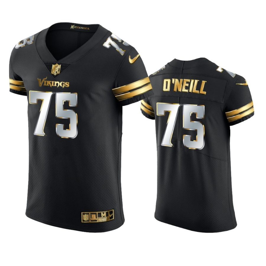 vikings brian oneill black golden edition vapor elite jersey