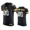 vikings custom black golden edition vapor elite jersey