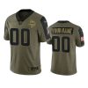 vikings custom olive limited 2021 salute to service jersey