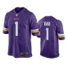 vikings dad purple 2021 fathers day game jersey