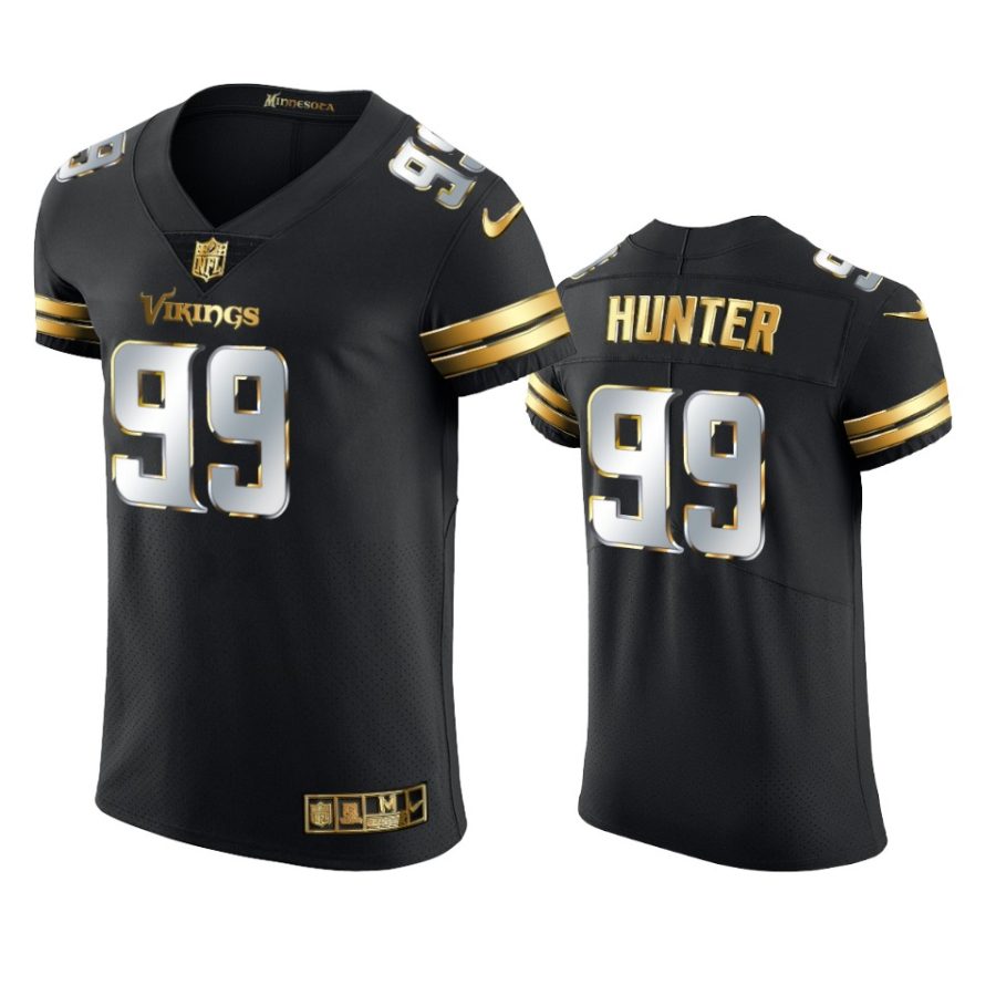 vikings danielle hunter black golden edition vapor elite jersey