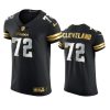 vikings ezra cleveland black golden edition vapor elite jersey