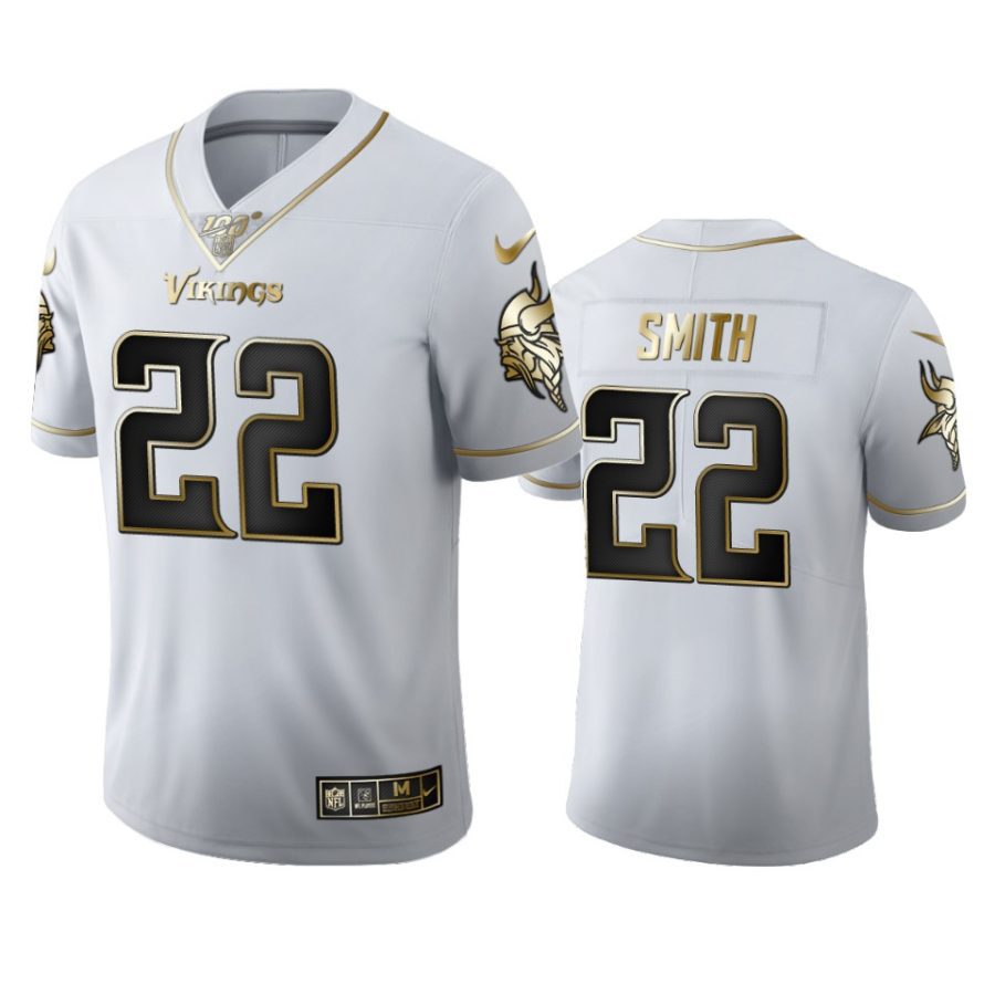 vikings harrison smith white golden edition 100th season jersey